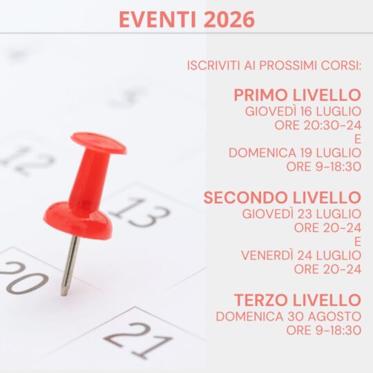 PROSSIMI EVENTI 2026
