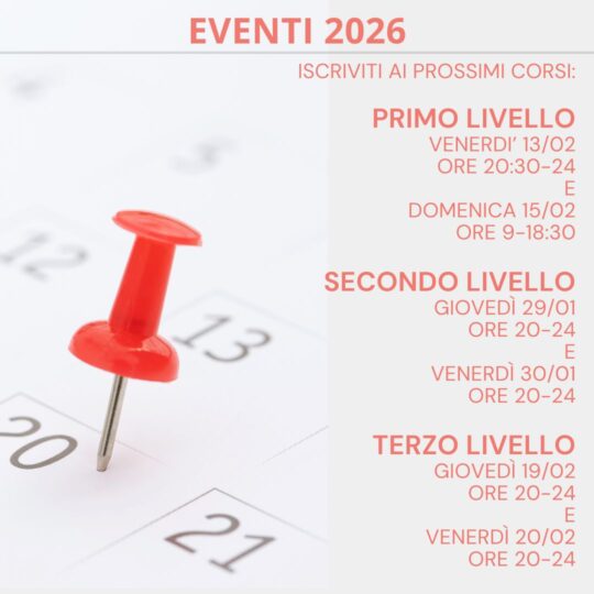 PROSSIMI EVENTI 2026